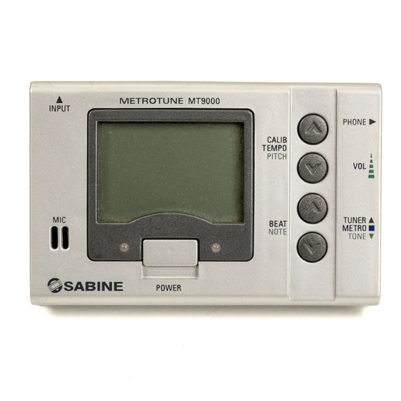 Sabine MT9000 Metrotune Chromatic Tuner and Metronome w/Case Tested, Working - Picture 5 of 6